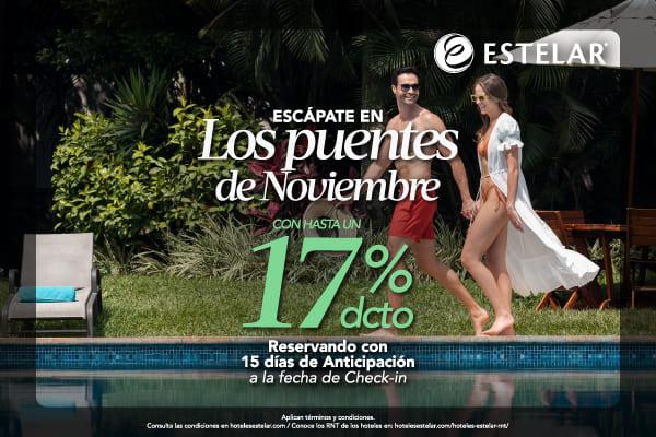 Escápate en Los Puentes de Noviembre ESTELAR Milla de Oro Colombia - Medellín Escápate en Los Puentes de Noviembre ESTELAR Milla de Oro Colombia - Medellín