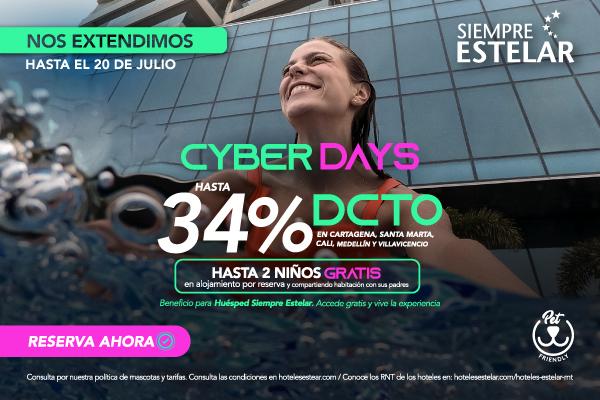 CYBER DAYS ESTELAR ▪️◾◼️ ESTELAR Milla de Oro Colombia - Medellín CYBER DAYS ESTELAR ▪️◾◼️ ESTELAR Milla de Oro Colombia - Medellín