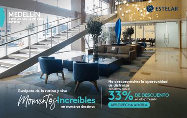 PROMO ESTELAR “33%OFF” Hotel ESTELAR Milla de Oro Medellín